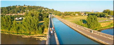 Agen (47- Lot-et-Garonne) - Pont-canal sur la Garonne (2007)