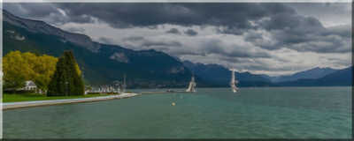 Annecy (74 - Haute-Savoie) - Le lac d