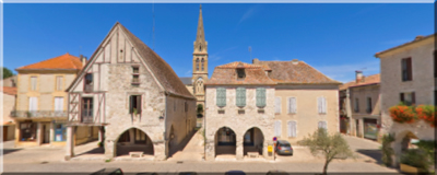 Eymet (24-Dordogne) - La place Gambetta (2007)