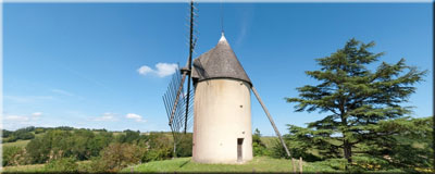 Gontaud de Nogaret (47 - Lot-et-Garonne) - moulin de Gibra 