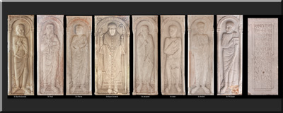 Moissac (82- Tarn-et-Garonne) - Bas-reliefs sur les piliers du cloître (2009)